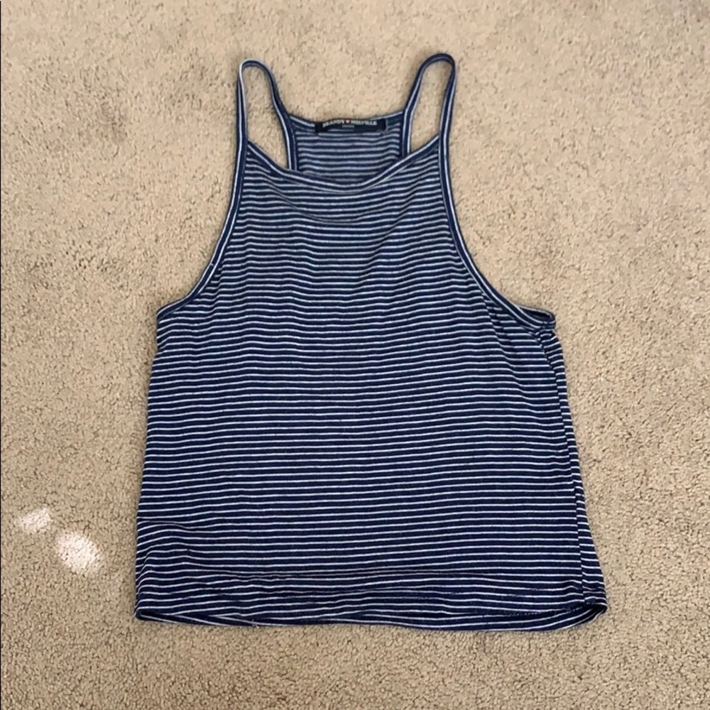 Brandy Melville striped halter